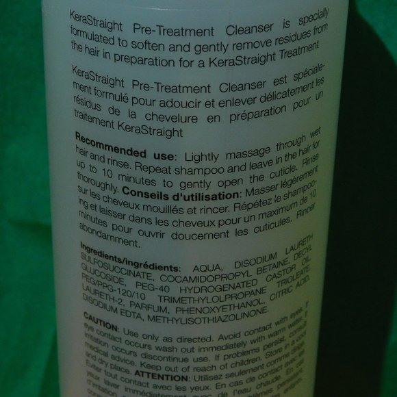 KERA STRAIGHT PROFESSIONAL PRE TREATMENT CLEANSER - Picture 5 of 6